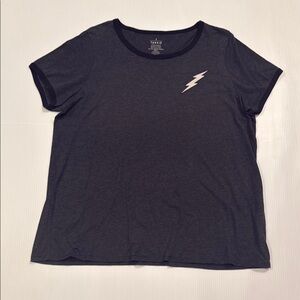 Torrid Gray Flash Logo Short Sleeve Tee